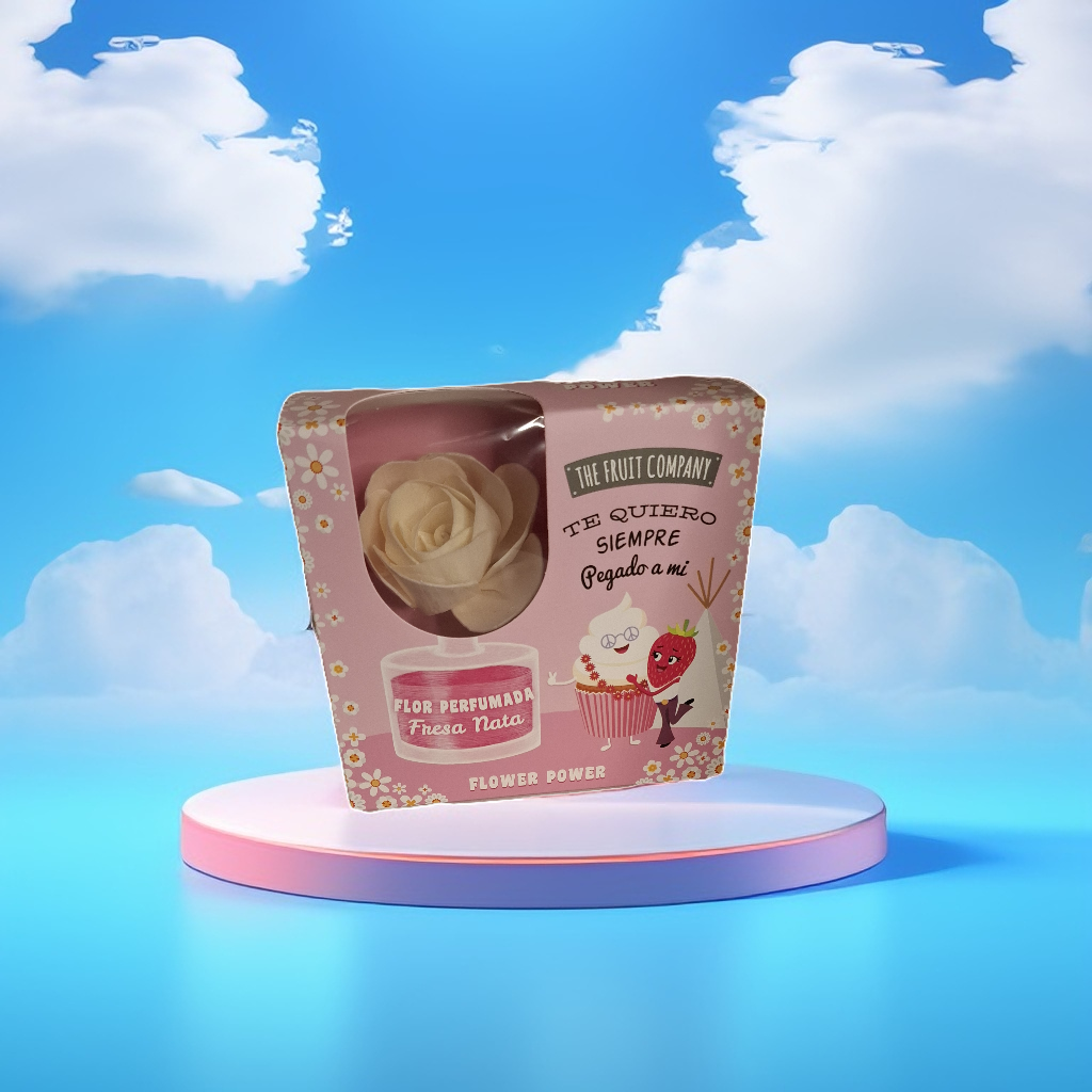 COFFRET FLEUR MIKADO THE FRUIT COMPANY FRAISE CHANTILLY 50ML