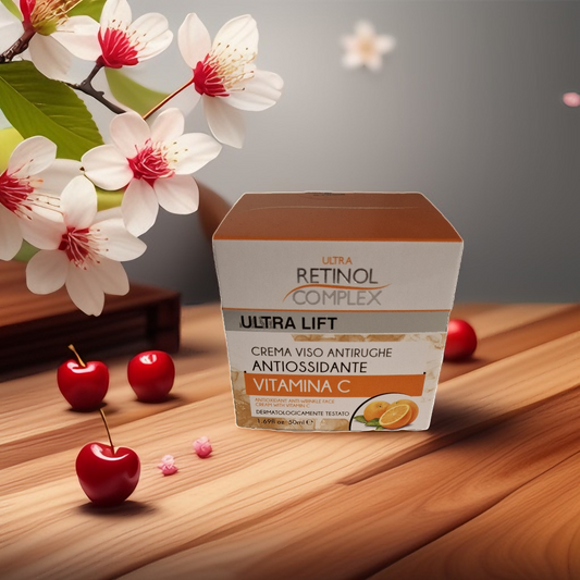 crème Visage Anti-Rides Antioxydante à la Vitamine C